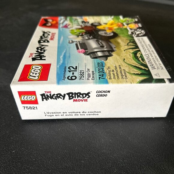 Lego Angry Birds Piggy Car Escape Set 75821 74 Pcs Chuck & Piggy Figures NEW - Picture 4 of 10